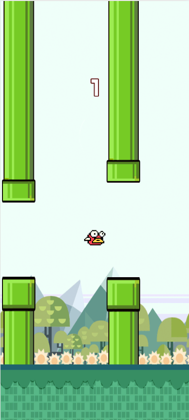 《flappybird》游戏截图1