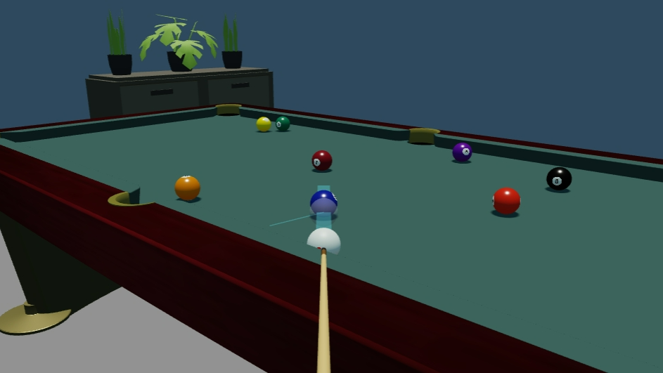 《台球大师3D》游戏截图1