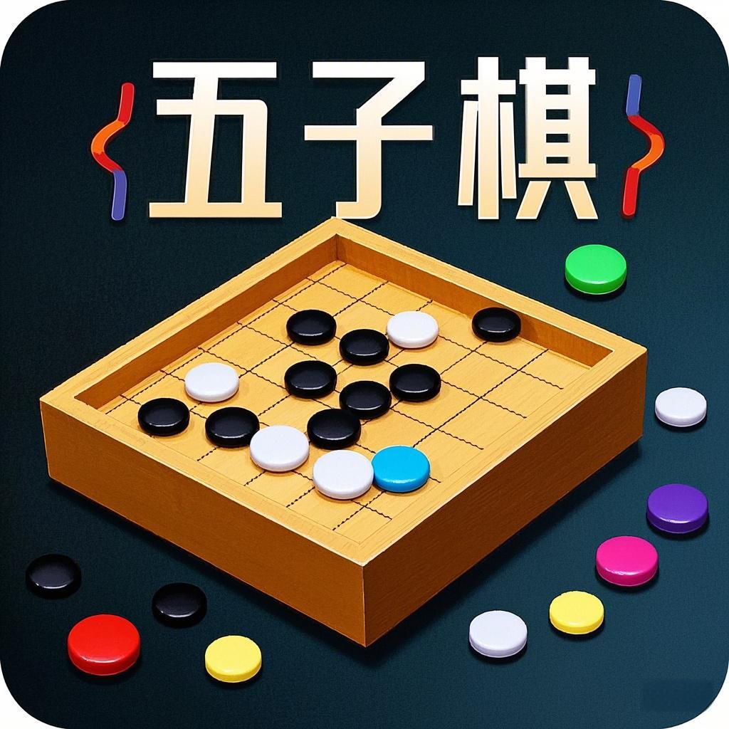 彩色五子棋