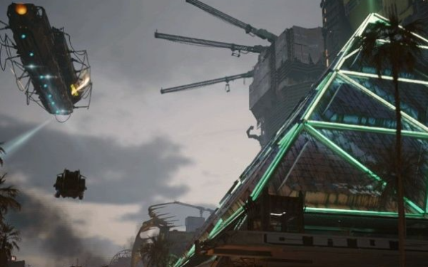 《赛博朋克2077》NS2版截图 画面细节很不错