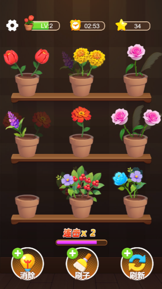 《花匠消消消》游戏截图2