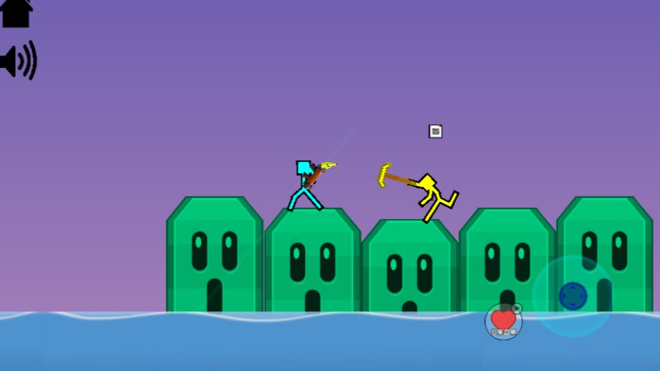 《双人火柴人战斗》游戏截图2