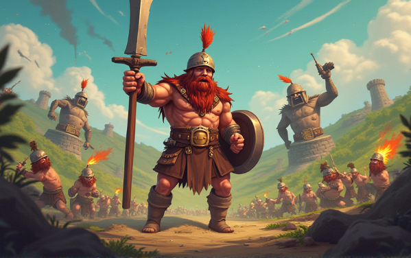 疯狂野蛮人-进攻防御塔