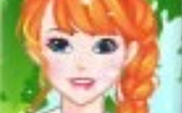 春郊的女孩
