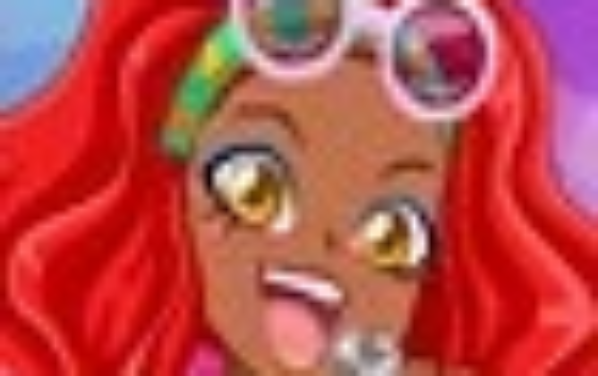 可爱的摇滚女孩