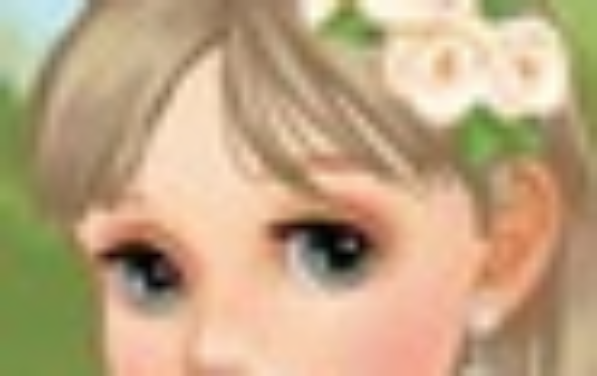 浇花的漂亮女孩