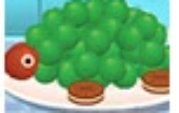 雪宝制作龟形蛋糕-重复-雪宝制作冰淇淋蛋糕