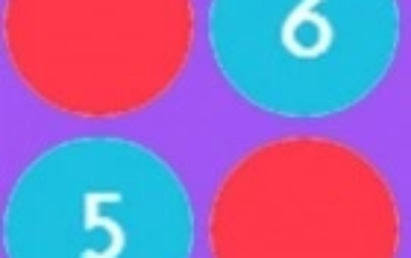 红蓝数字填色