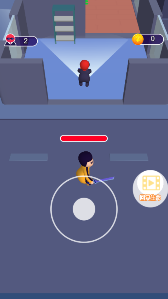 《刺客100层游戏》游戏截图1