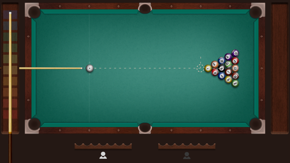 《双人打台球》游戏截图1