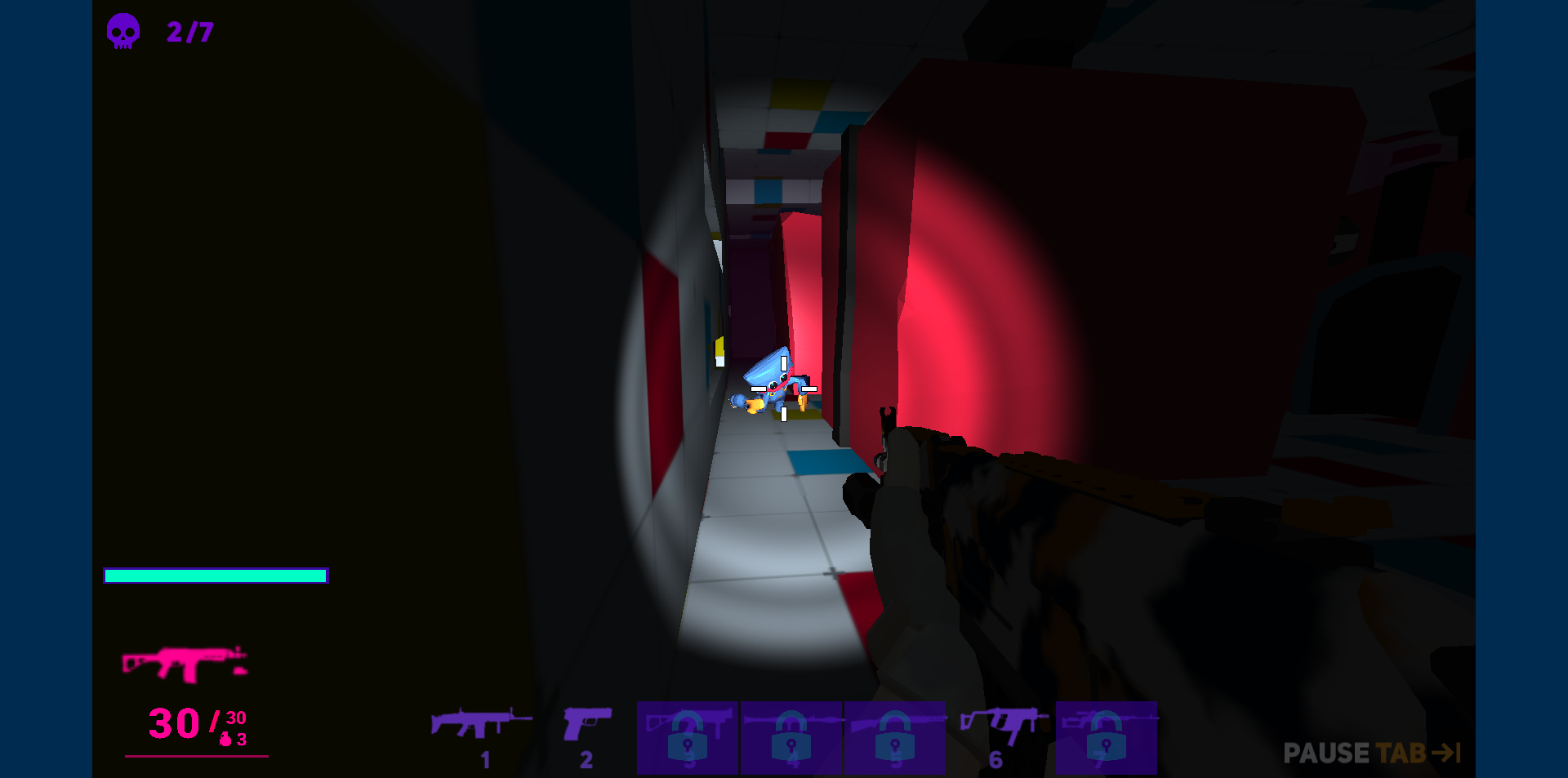 《Huggy Wuggy Shooter》游戏截图3