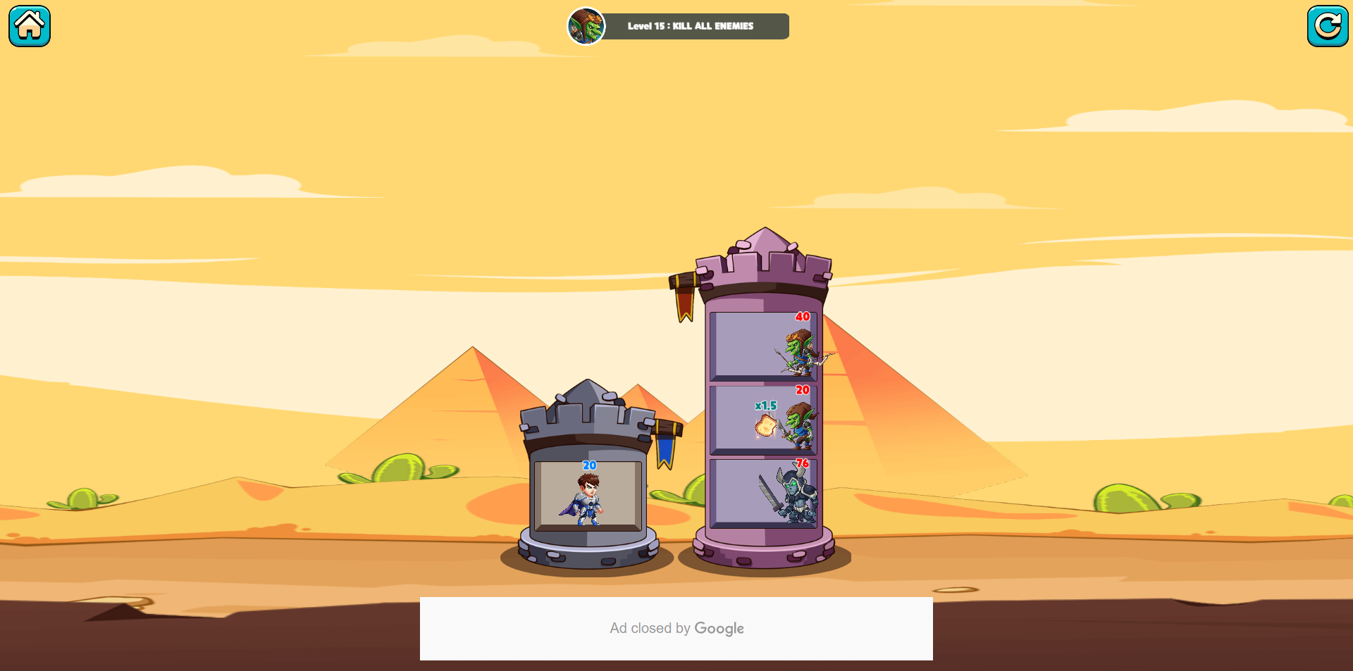 《Hero Tower War》游戏截图1