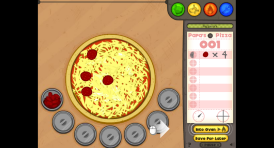 《Papa's Pizzeria》游戏截图2