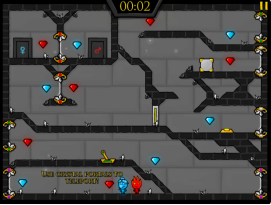 《Fireboy and Watergirl 4 Crystal Temple》游戏截图2