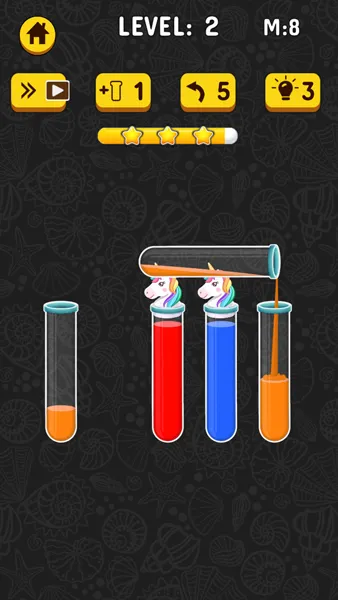 《Color Water Sort 3D》游戏截图2