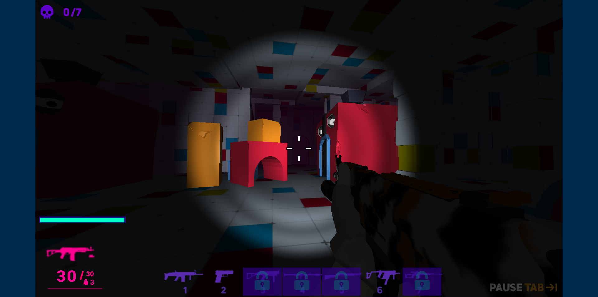 《Huggy Wuggy Shooter》游戏截图1