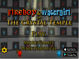 《Fireboy and Watergirl 4 Crystal Temple》游戏截图1