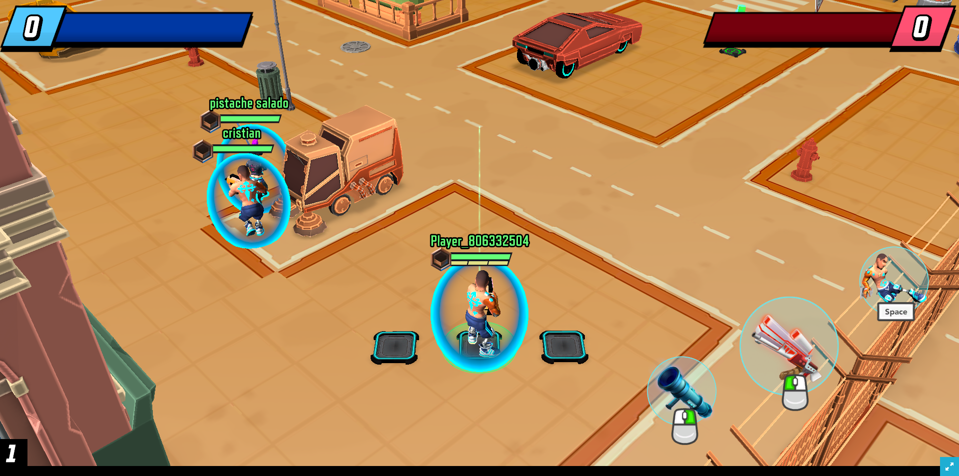 《Gridpunk - 3v3 Battle Royale》游戏截图2