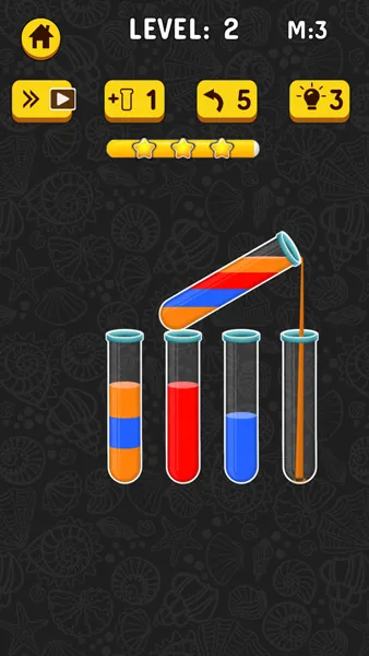 《Color Water Sort 3D》游戏截图1