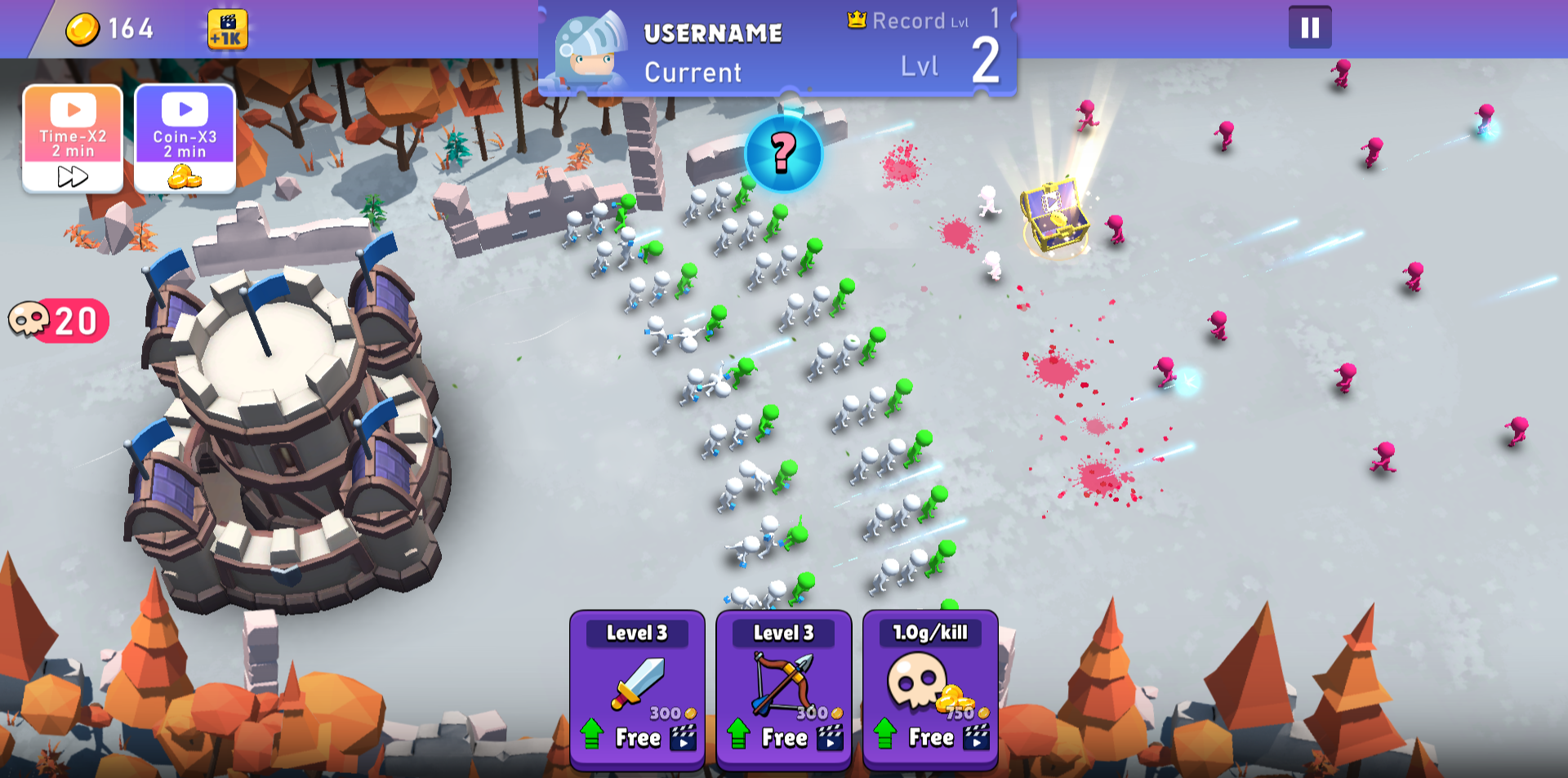 《Stick Guys Tower Defense》游戏截图2