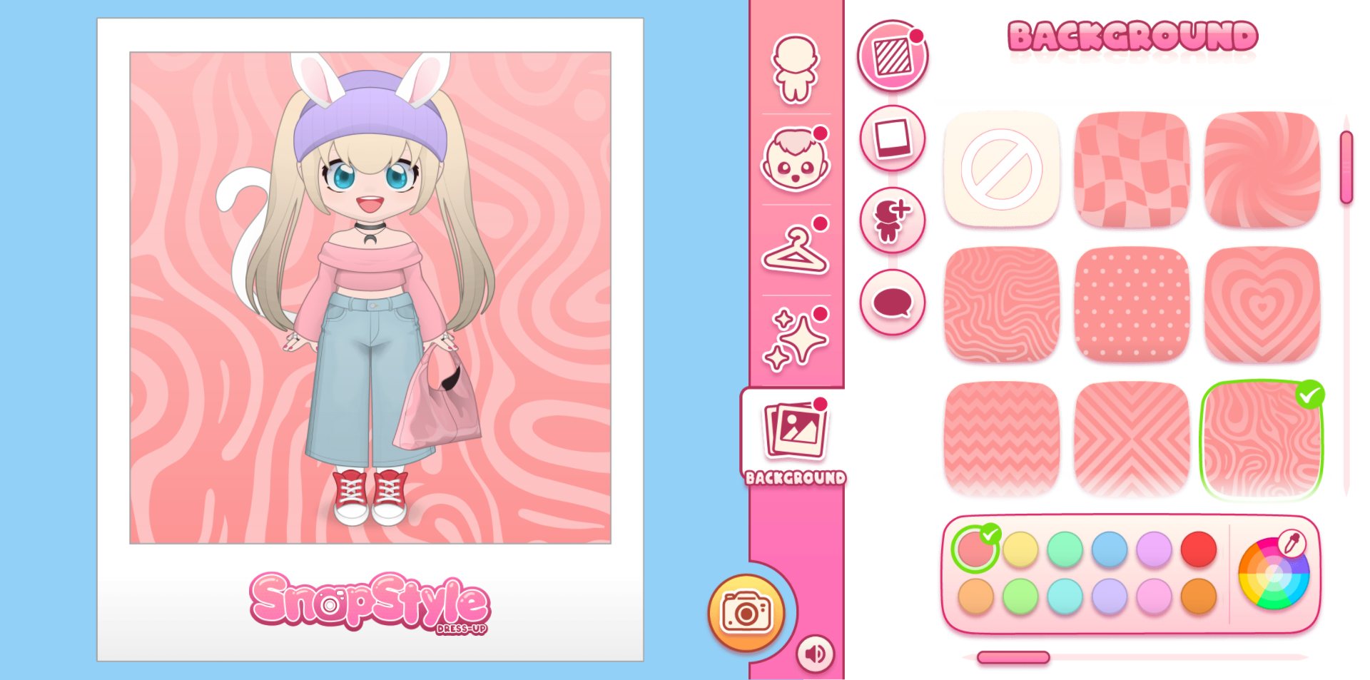 《SnapStyle Dress Up》游戏截图3