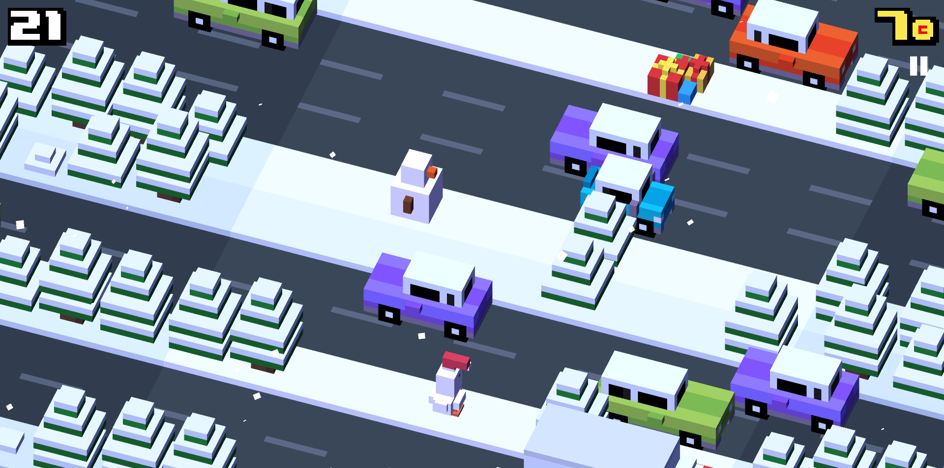 《Crossy Road》游戏截图3