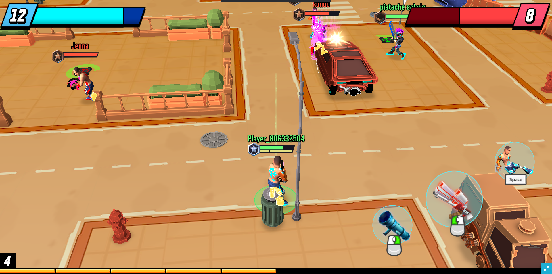 《Gridpunk - 3v3 Battle Royale》游戏截图3