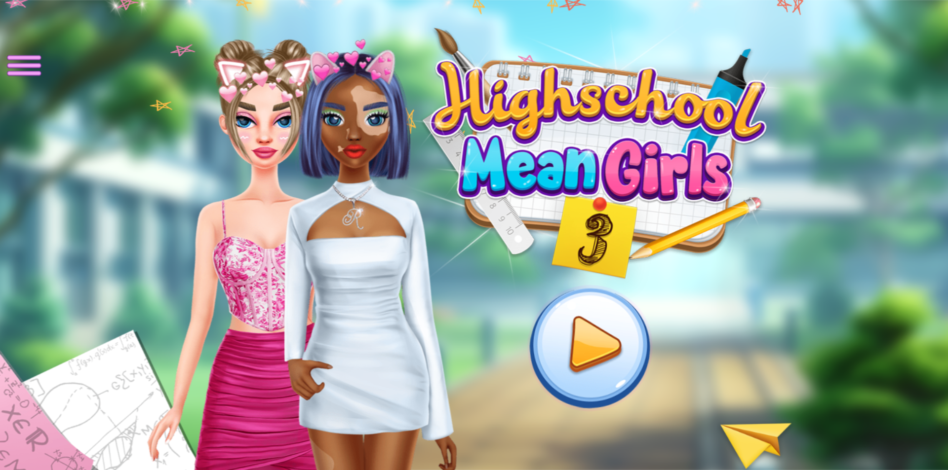 《Highschool Mean Girls 3》游戏截图1