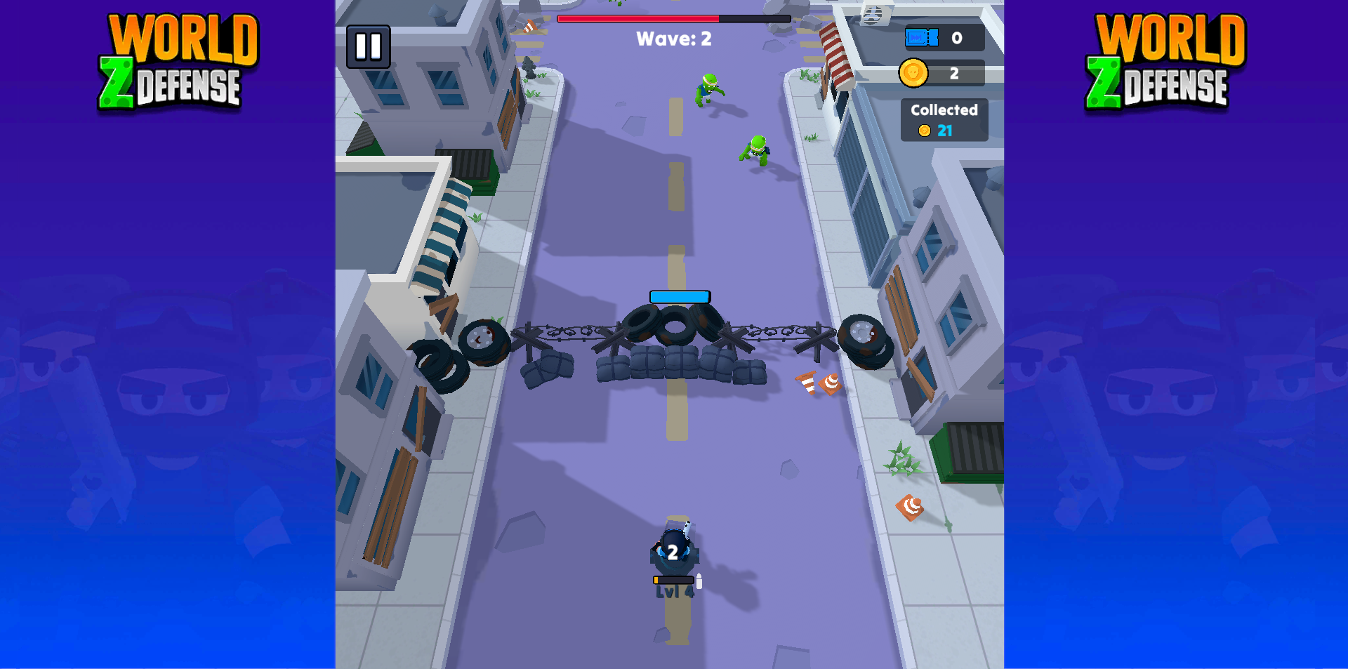 《World Z Defense Zombie Defense》游戏截图1