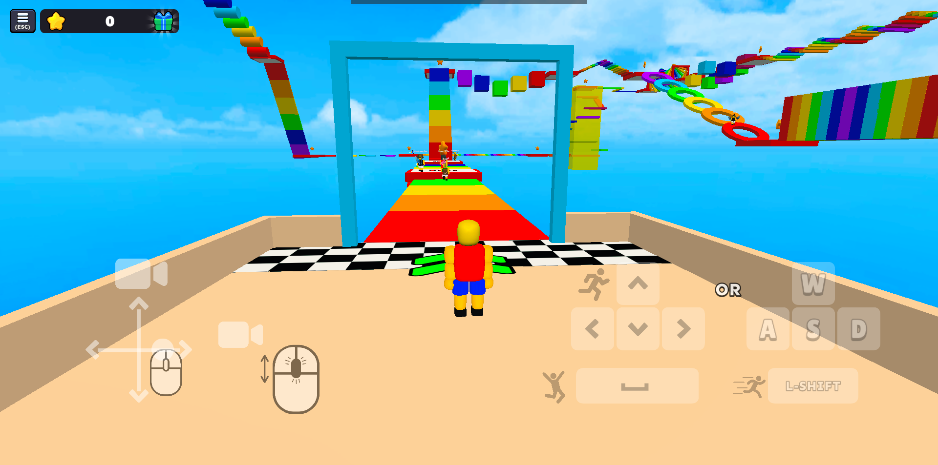 《Obby Tower Parkour Climb》游戏截图2