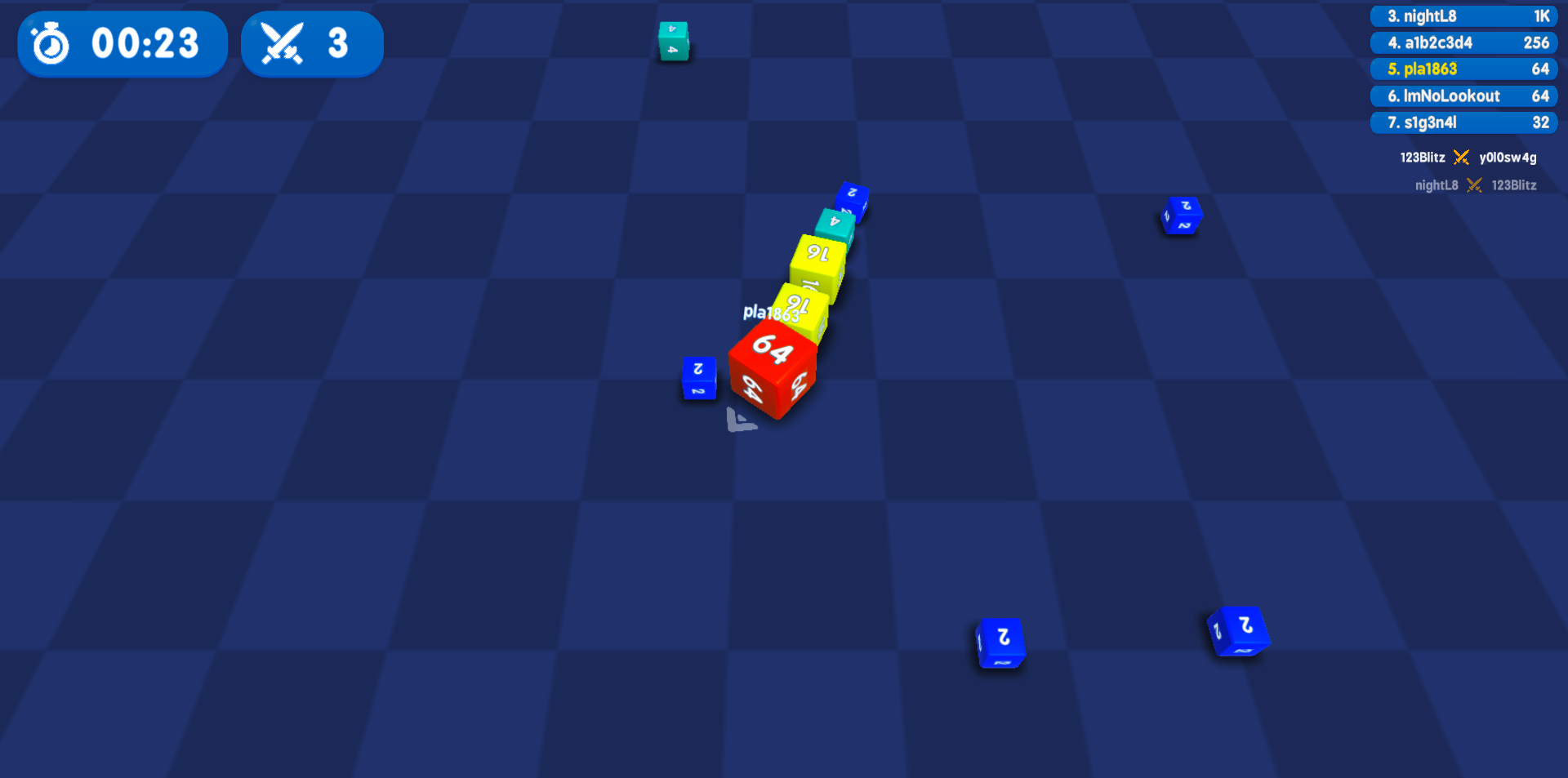 《进不去--Snake 2048.io》游戏截图1