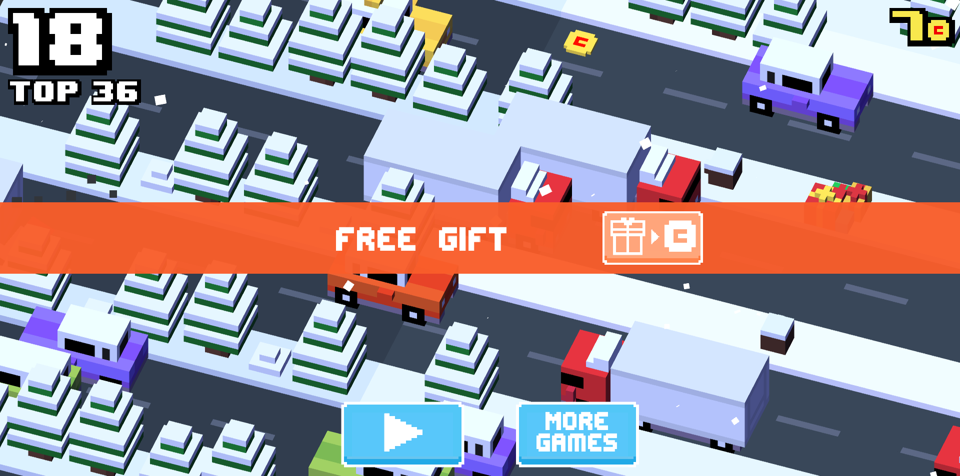 《Crossy Road》游戏截图2