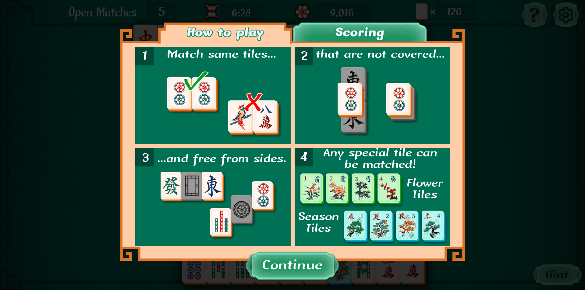 《Mahjongg Solitaire》游戏截图3