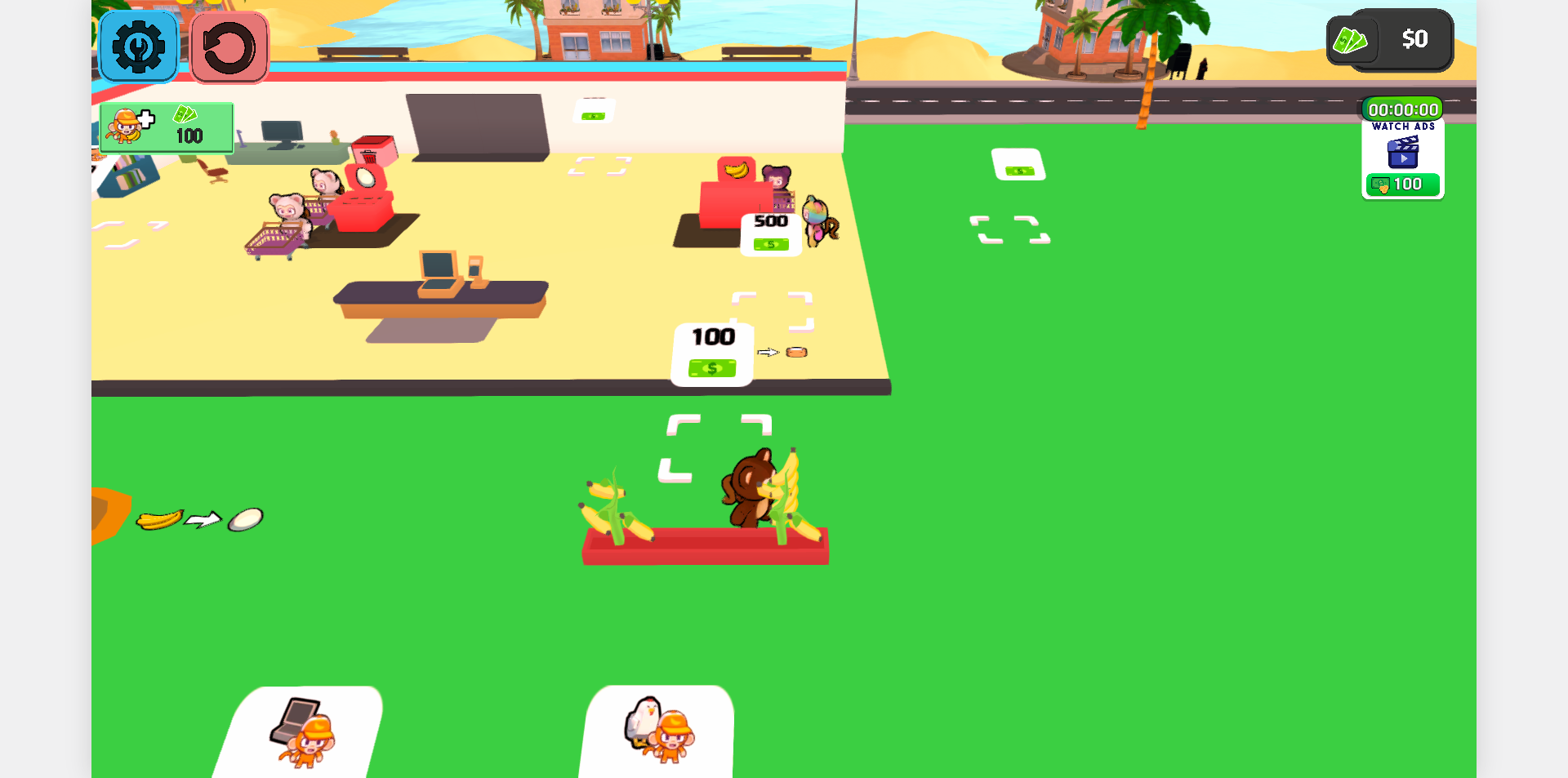 《Mini Monkey Mart》游戏截图2