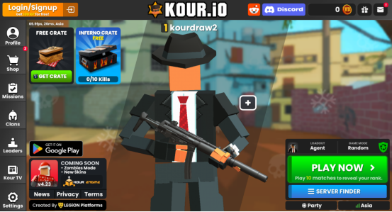 《kour.io》游戏截图1