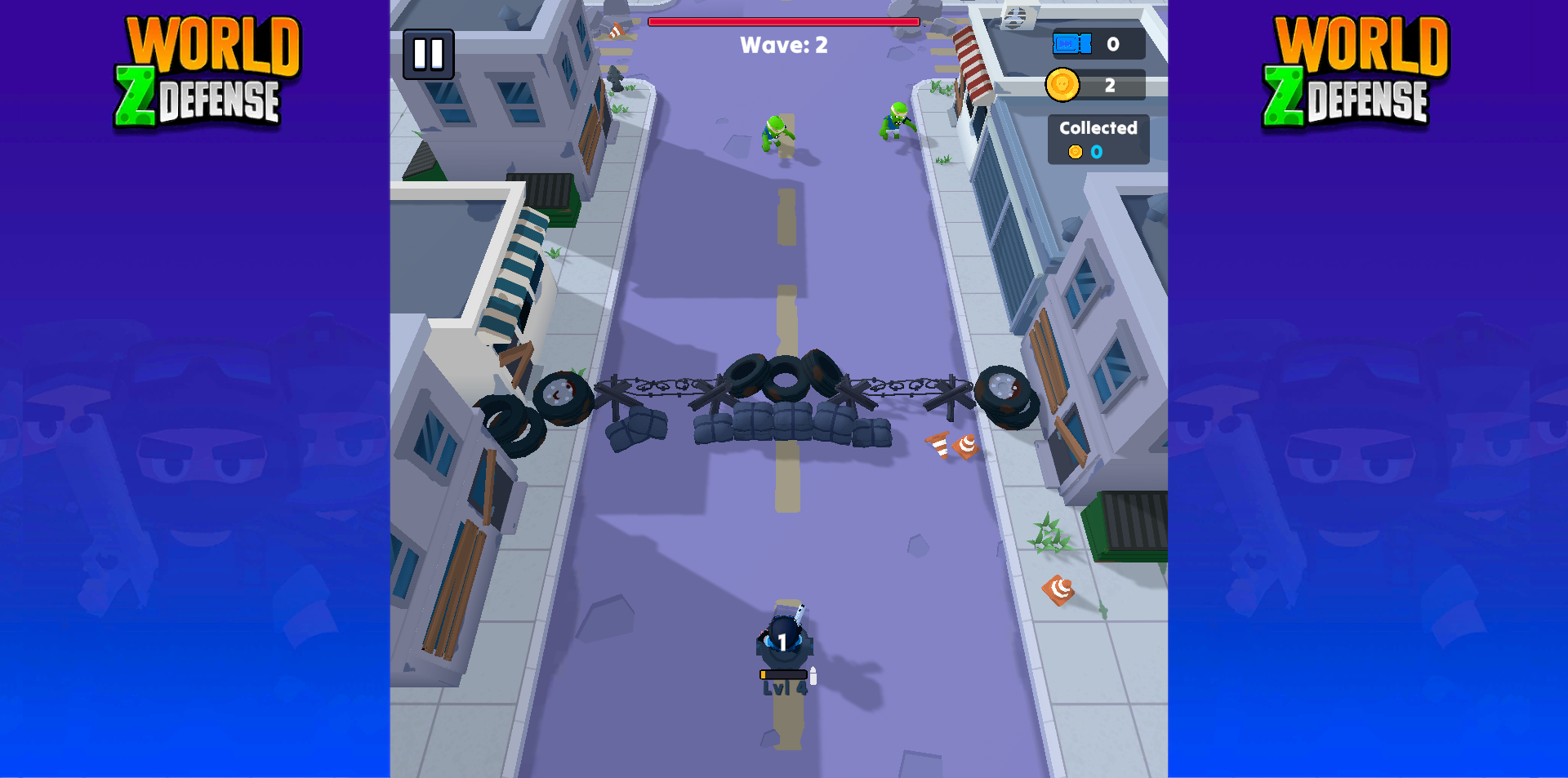 《World Z Defense Zombie Defense》游戏截图2