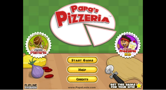 《Papa's Pizzeria》游戏截图1