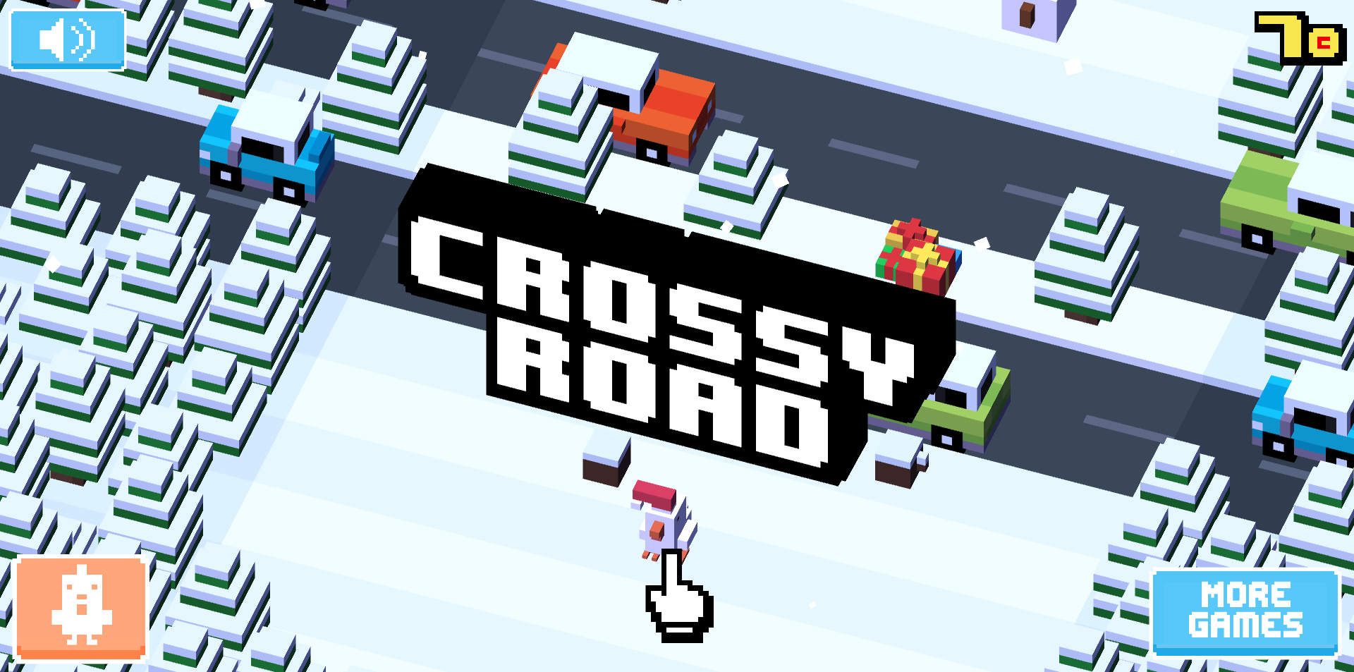 《Crossy Road》游戏截图1
