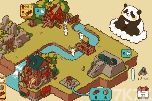 《建造熊猫雕像》游戏截图1