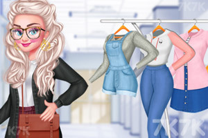 《校花的时尚眼镜》游戏截图2 《校花的时尚眼镜》游戏截图2