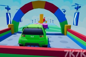 《汽车轨道冲刺》游戏截图1