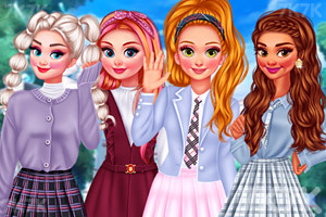 《姐妹校服时尚》游戏截图1 《姐妹校服时尚》游戏截图1