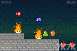 《火人兄弟古堡冒险》游戏截图1 《火人兄弟古堡冒险》游戏截图1