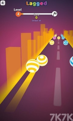 《冲刺彩球》游戏截图1 《冲刺彩球》游戏截图1