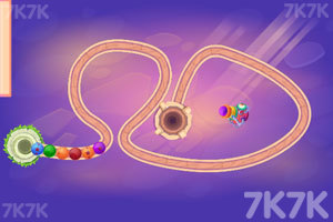 《五彩圆珠祖玛》游戏截图3 《五彩圆珠祖玛》游戏截图3