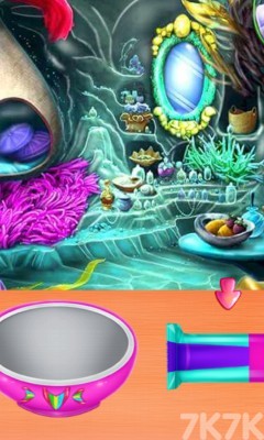 《五彩人鱼蛋糕》游戏截图1 《五彩人鱼蛋糕》游戏截图1