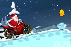 《圣诞摩托车无敌版》游戏截图2 《圣诞摩托车无敌版》游戏截图2
