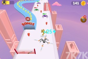 《超级蜘蛛进化》游戏截图4 《超级蜘蛛进化》游戏截图4