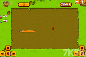 《爱吃水果的小蛇》游戏截图1 《爱吃水果的小蛇》游戏截图1