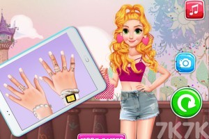 《金发公主做美甲》游戏截图4 《金发公主做美甲》游戏截图4